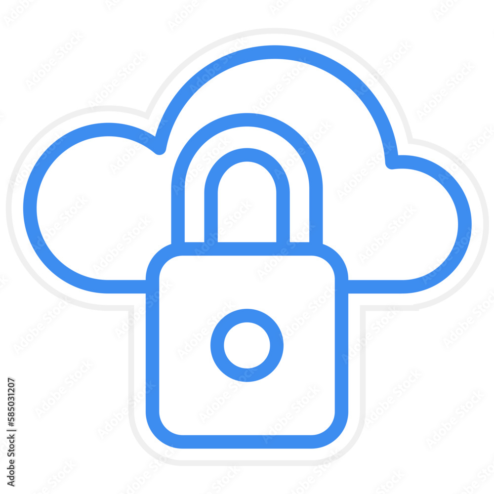Vector Design Secure Icon Style Vector Design Secure Icon Style