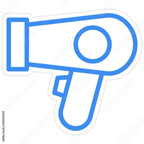 Vector Design Hairdryer Icon Style