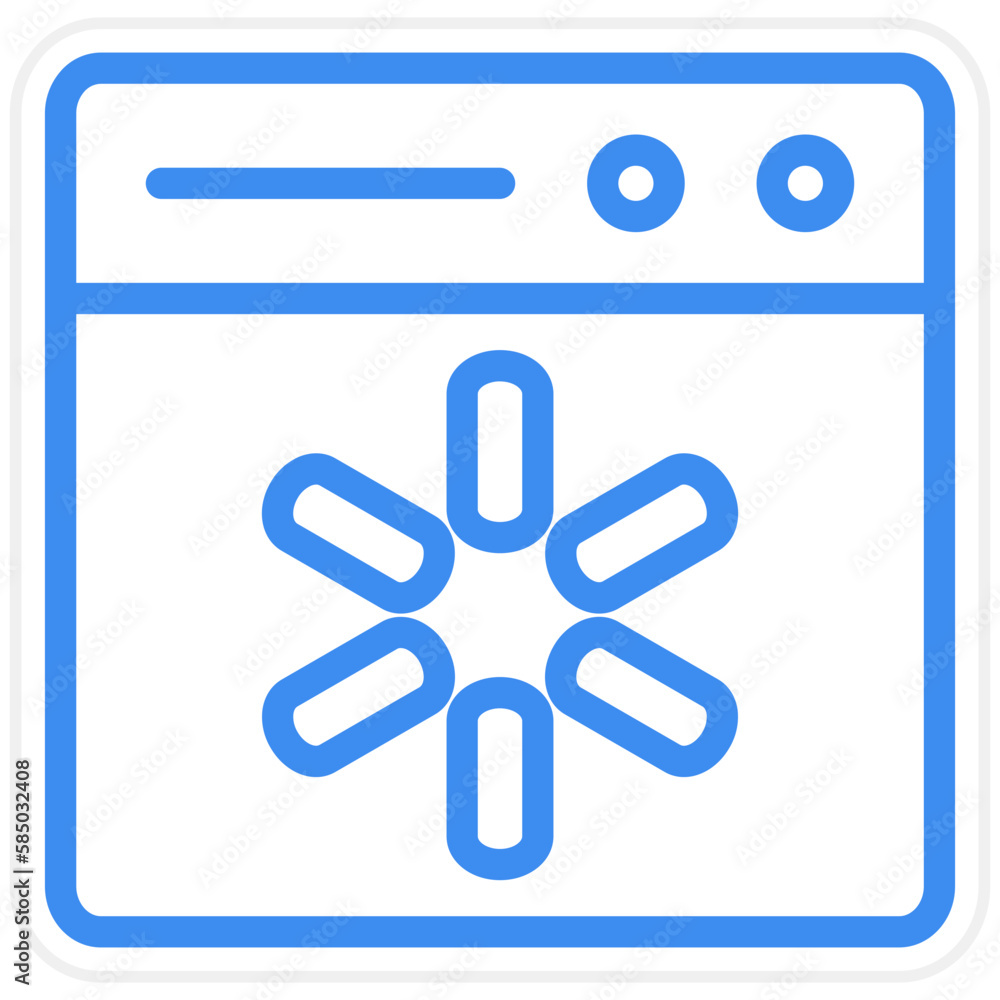 Vector Design Web Loading Icon Style Vector Design Web Loading Icon Style