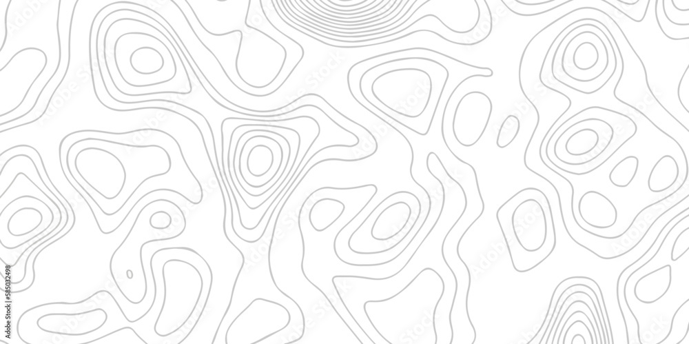 Abstract pattern with lines. Abstract Vector geographic contour map and topographic contours map background. Abstract white pattern topography vector background. Topographic line map background.