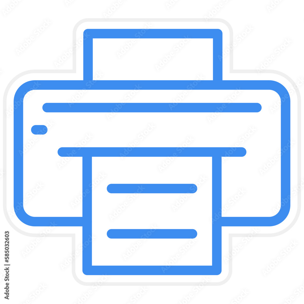 Vector Design Printer Icon Style Vector Design Printer Icon Style