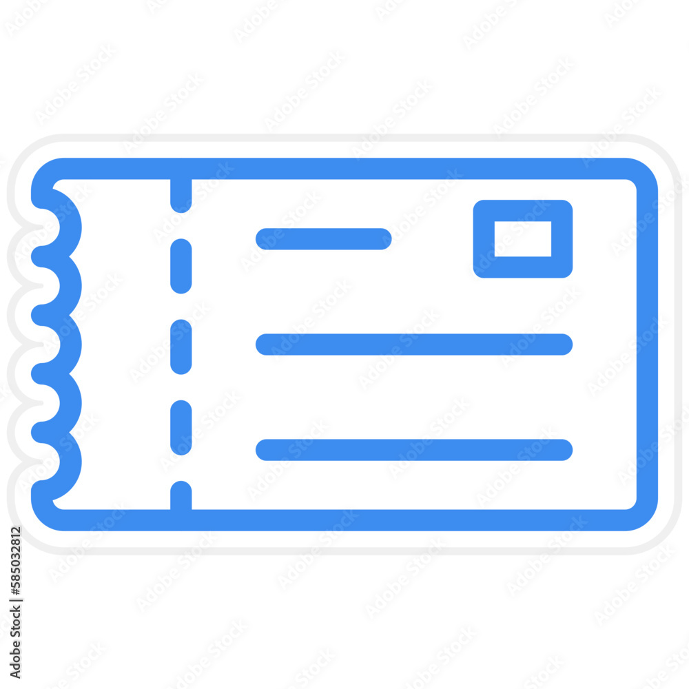 Vector Design Ticket Icon Style Vector Design Ticket Icon Style