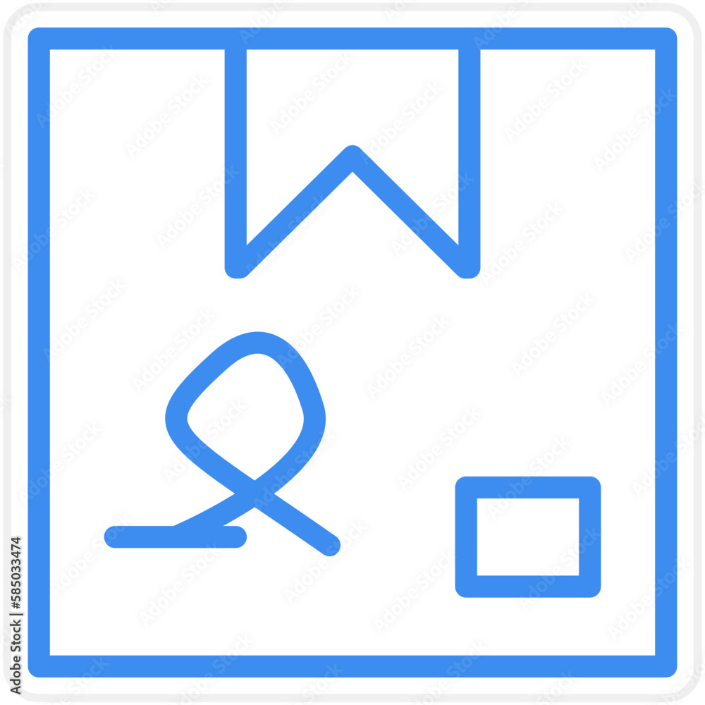 Vector Design Cargo Box Icon Style Vector Design Cargo Box Icon Style