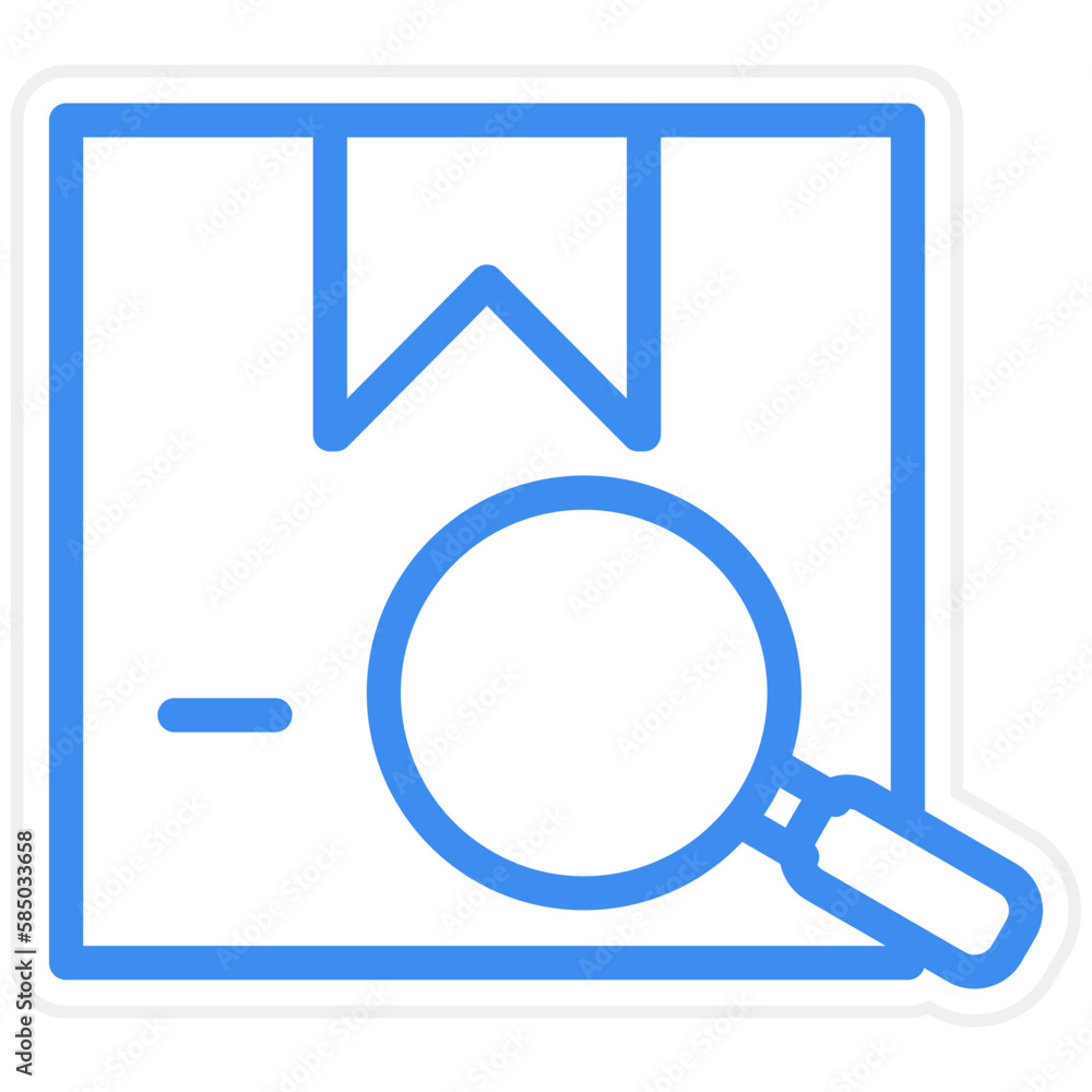 Vector Design Package Search Icon Style Vector Design Package Search Icon Style