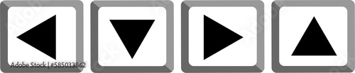 Free Download left, right, up, down arrow icon - GFXLoad