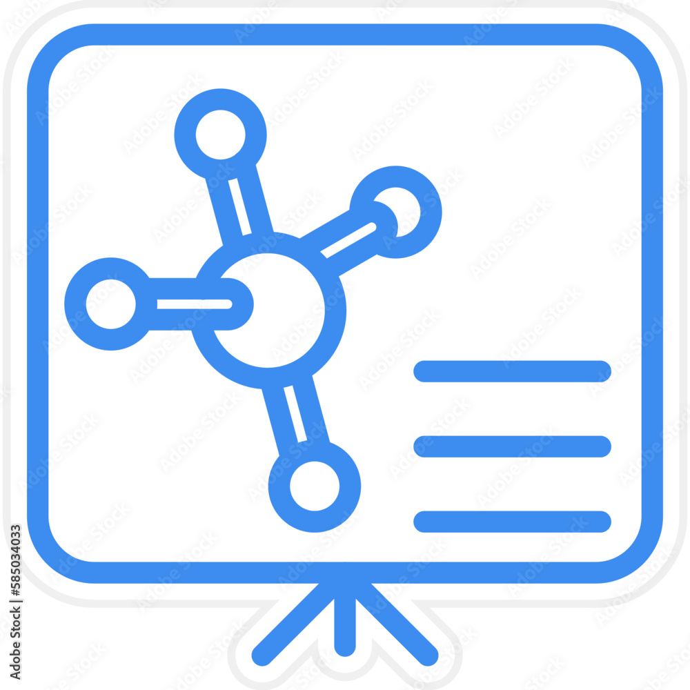 Vector Design Chemistry Lecture Icon Style Vector Design Chemistry Lecture Icon Style