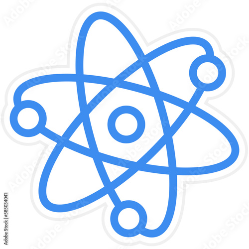 Vector Design Atom Icon Style