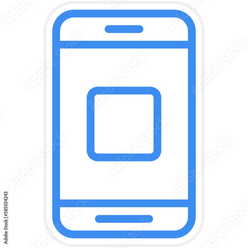 Vector Design Smartphone Icon Style