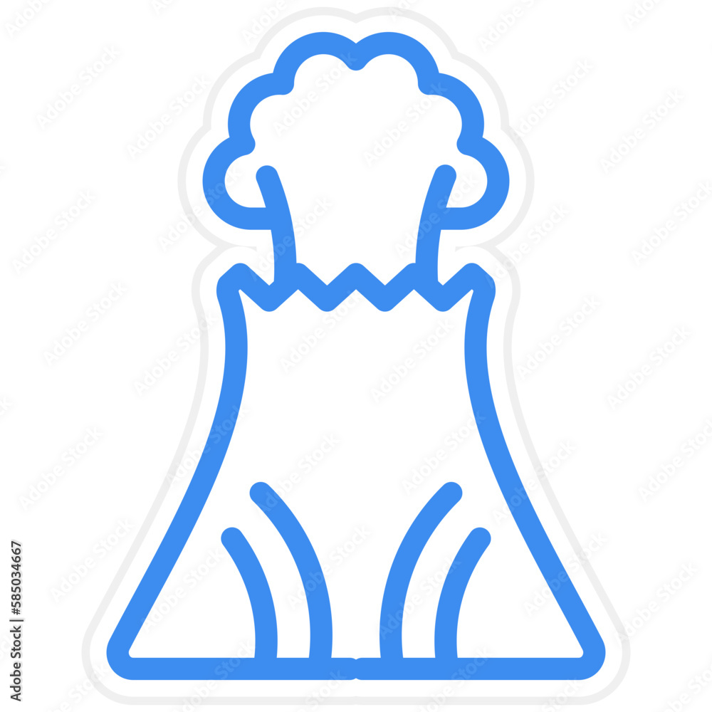 Vector Design Volcano Icon Style Vector Design Volcano Icon Style