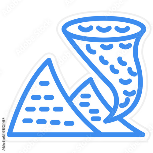 Vector Design Sandstorm Icon Style