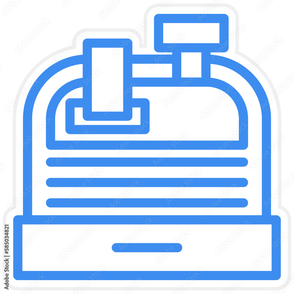 Vector Design Cashier Machine Icon Style Vector Design Cashier Machine Icon Style