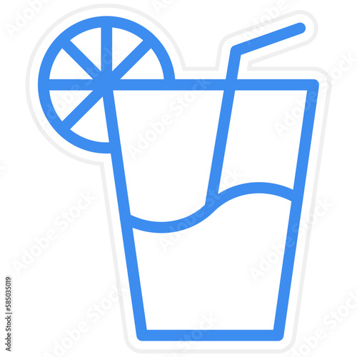 Vector Design Juice Icon Style