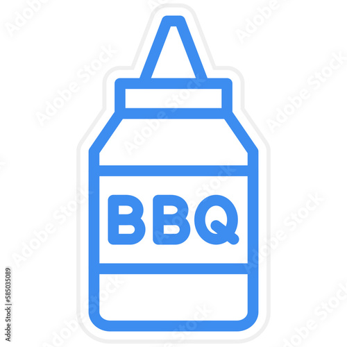 Vector Design Bbq Sauce Icon Style