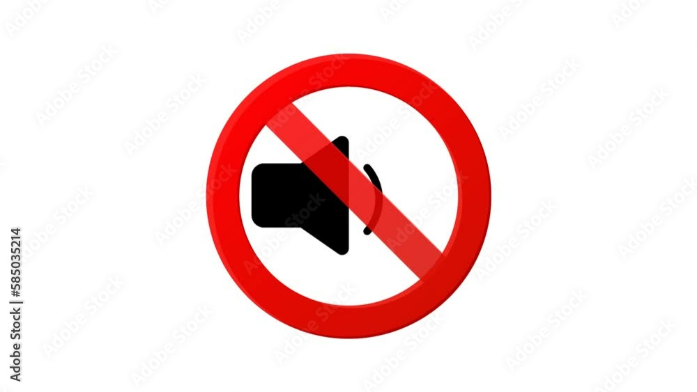no sound prohibition sign icon no sound prohibition sign icon