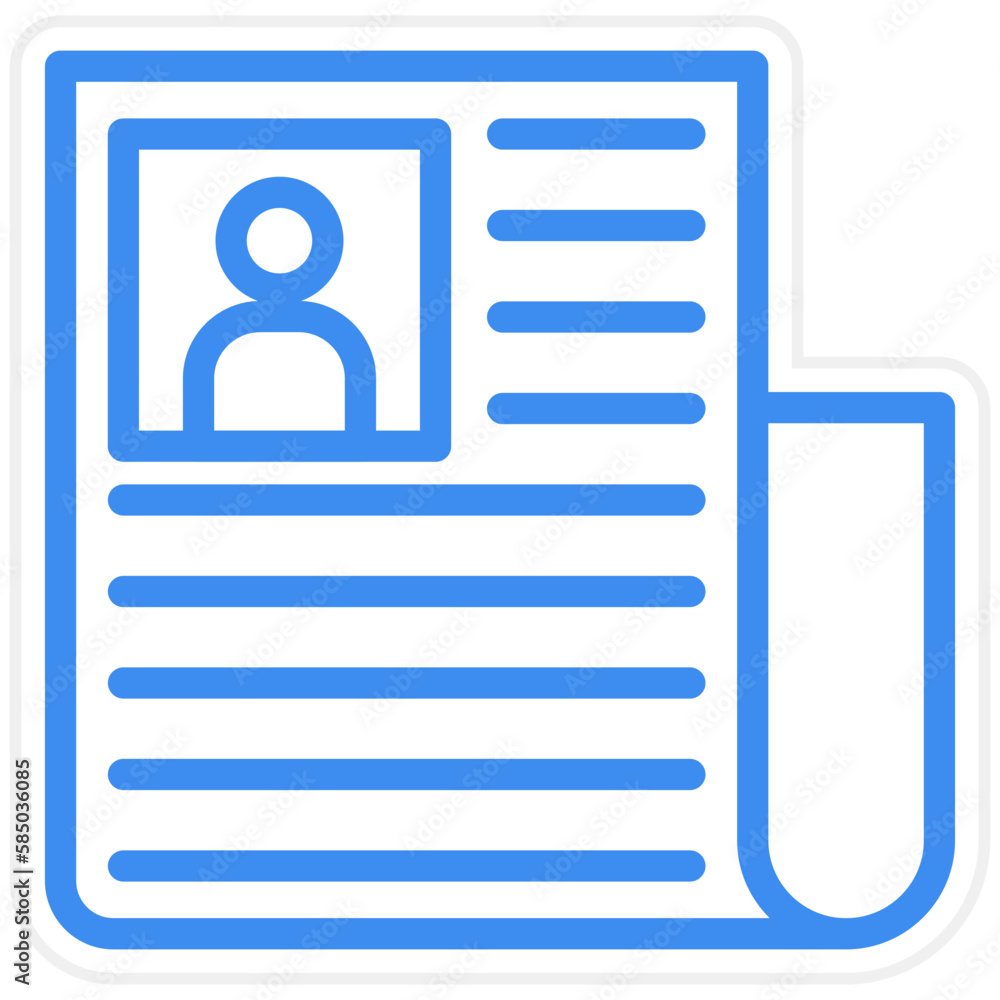 Vector Design Newspaper Icon Style Vector Design Newspaper Icon Style