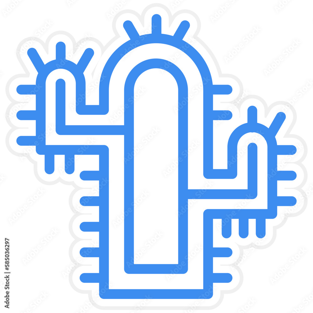 Vector Design Cactus Icon Style Vector Design Cactus Icon Style