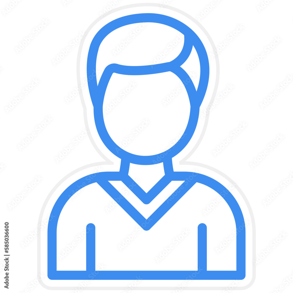 Vector Design Boy Icon Style Vector Design Boy Icon Style