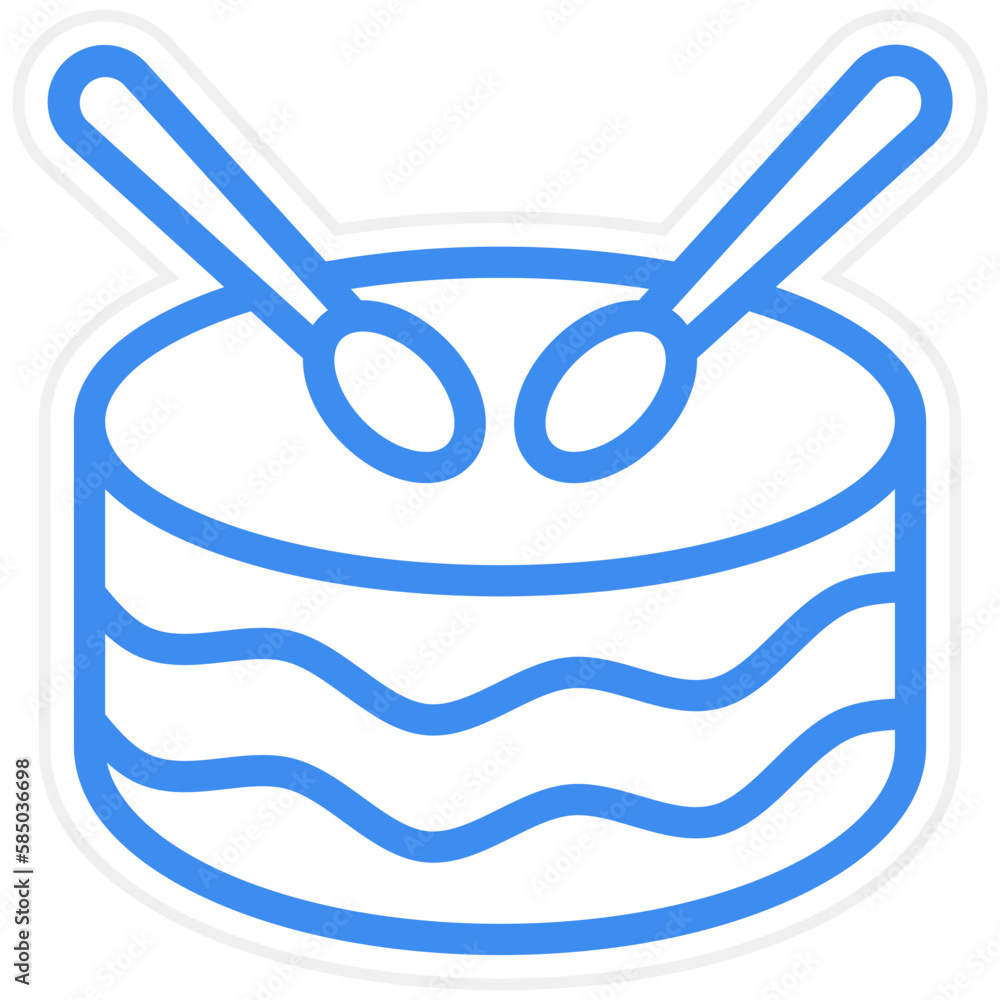 Vector Design Drum Icon Style Vector Design Drum Icon Style