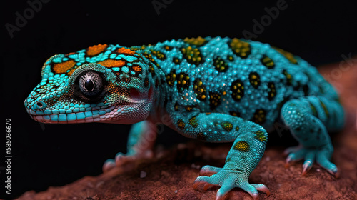 Radiant Gecko's Starry Night Skin - Generative AI