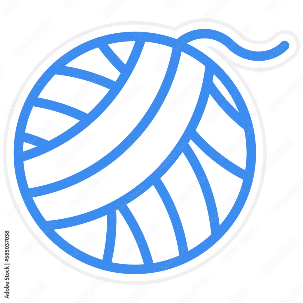 Vector Design Yarn Ball Icon Style Vector Design Yarn Ball Icon Style