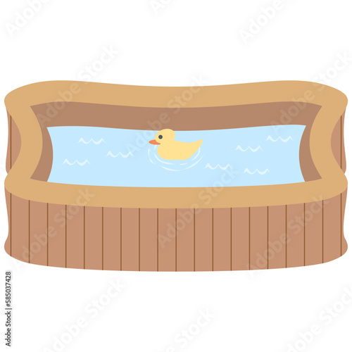 Wooden Jacuzzi Swimming Pool Summer Swim Area Collection
