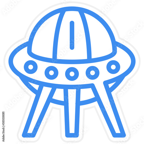 Vector Design Sputnik Icon Style