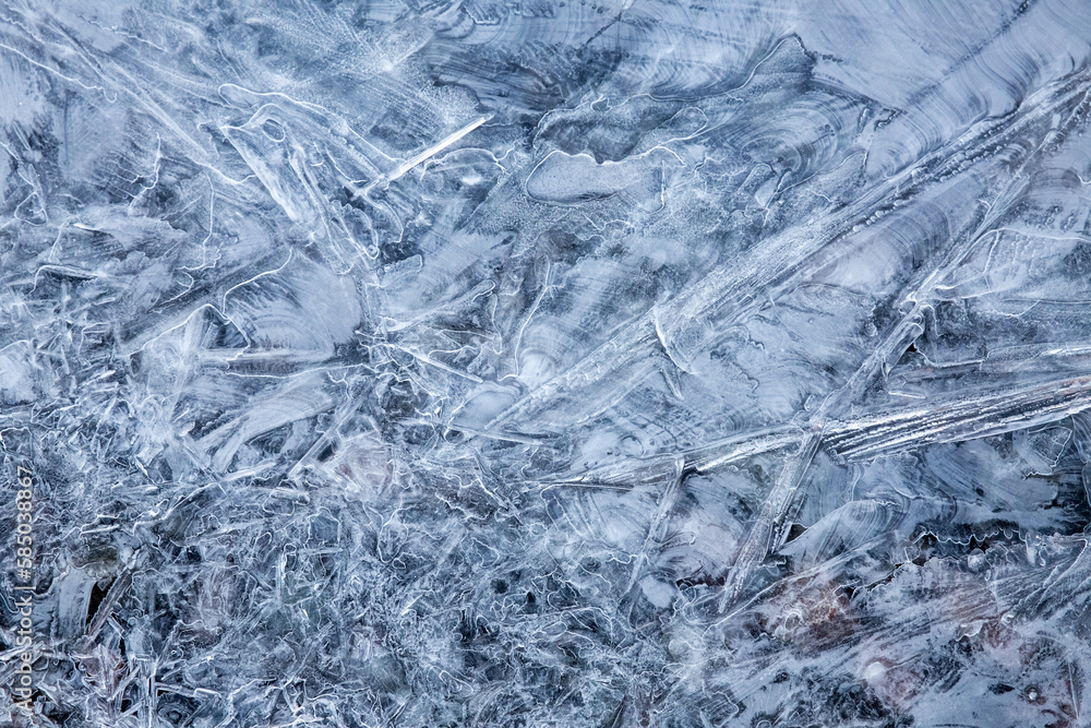 Frozen ice background texture Frozen ice background texture