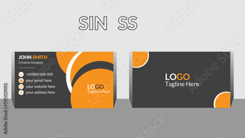 Modern and attractive business card template.