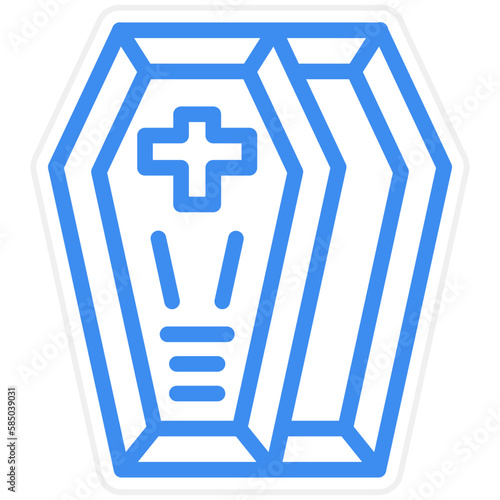 Vector Design Coffin Icon Style