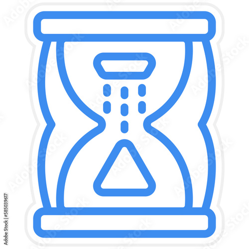 Vector Design Hourglass Icon Style