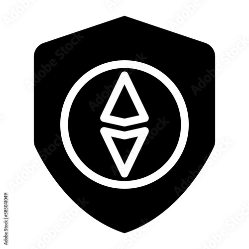 Free Download shield glyph  - GFXLoad