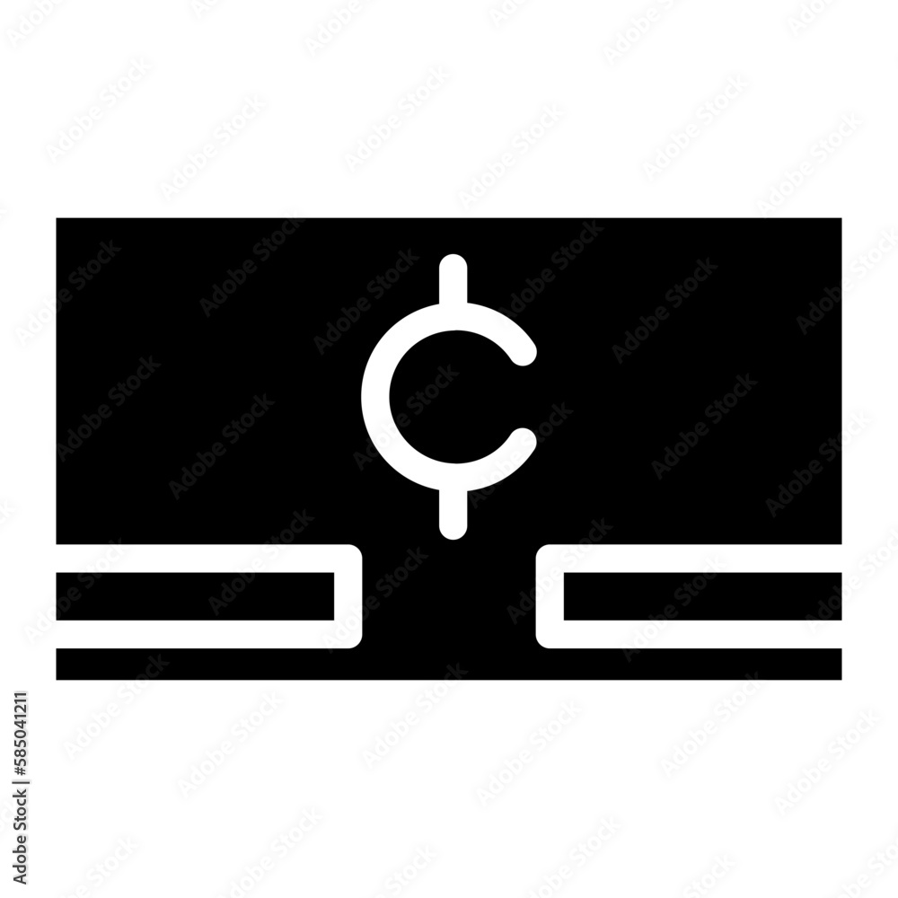 Obraz premium currency glyph 