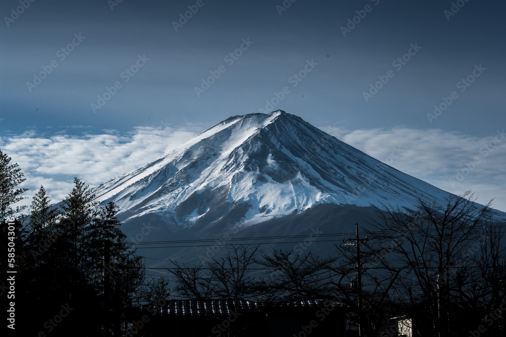 Obraz premium top of fuji