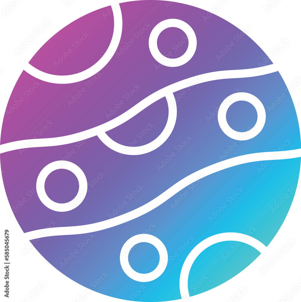 Planet Vector Icon Design Illustration Planet Vector Icon Design Illustration