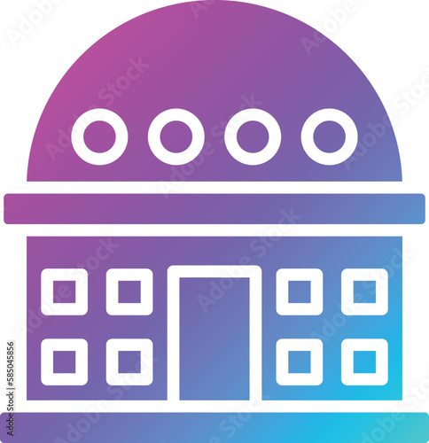 Planetarium Vector Icon Design Illustration