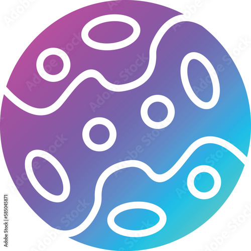 Pluto Vector Icon Design Illustration