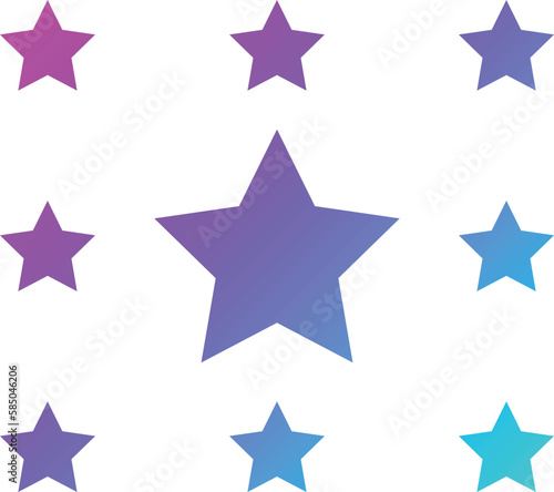 Star Vector Icon Design Illustration