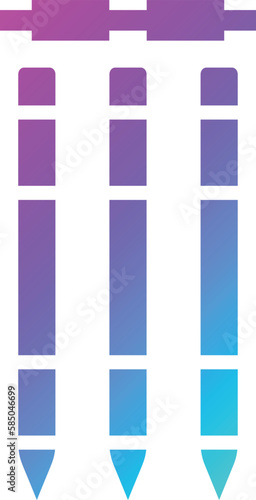 Wickets Vector Icon Design Illustration