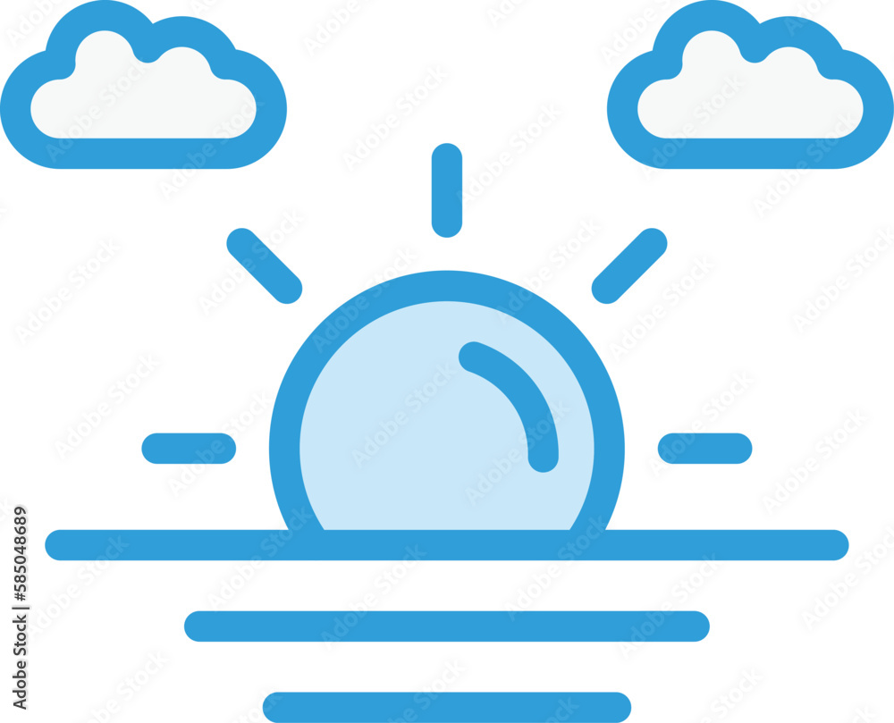 Morning Vector Icon Design Illustration Morning Vector Icon Design Illustration