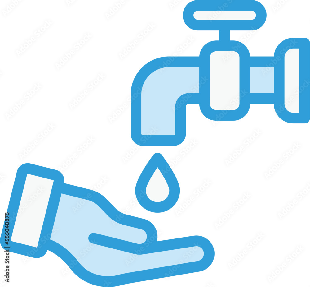 Wudhu Vector Icon Design Illustration Wudhu Vector Icon Design Illustration