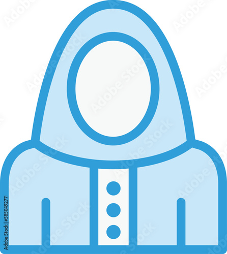 Niqab Vector Icon Design Illustration