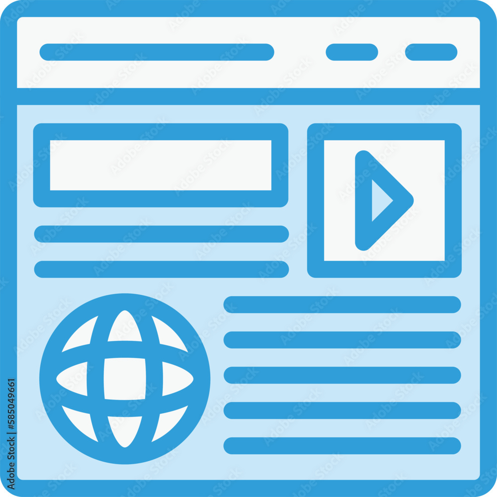 Content marketing Vector Icon Design Illustration Content marketing Vector Icon Design Illustration