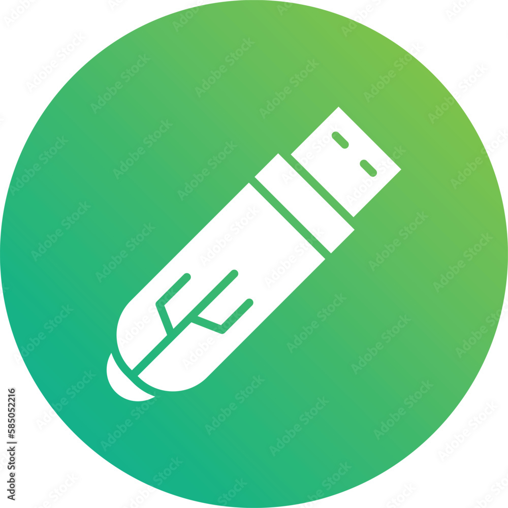 Pen drive Vector Icon Design Illustration Pen drive Vector Icon Design Illustration