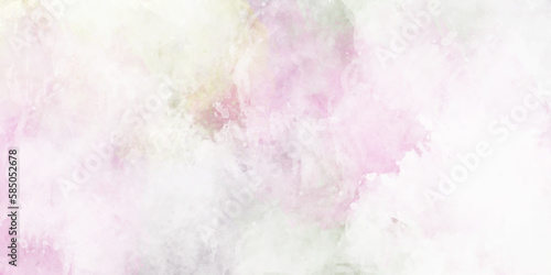 Abstract pink, white beautiful watercolor background.