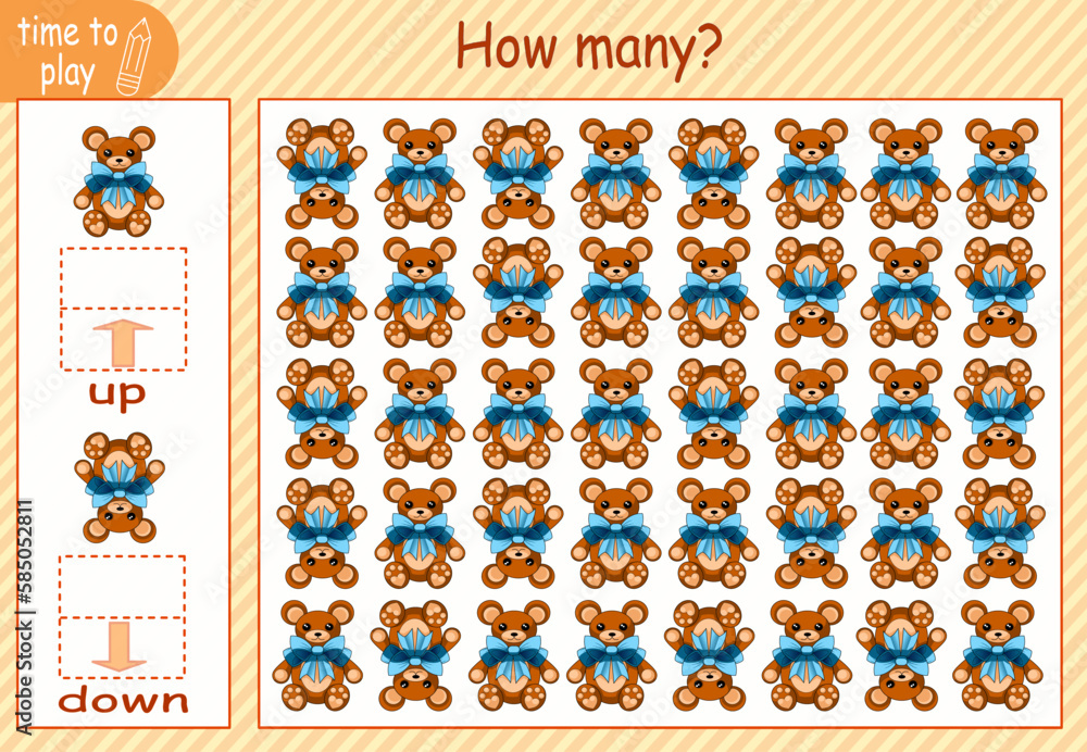 Fotografía children's educational game, tasks