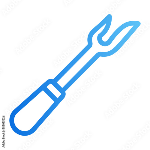 seam ripper gradient icon © Sentya