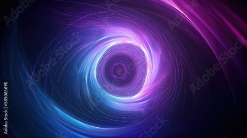 abstract background with spiral, generative AI
