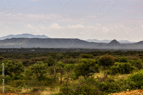 Landscape of Omo valley  Ethiopia