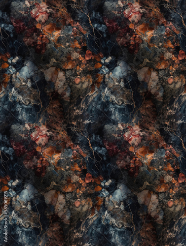 Marble seamless pattern, created with generative AI