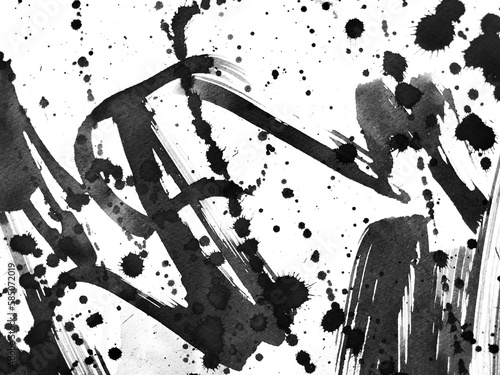Abstract background ink grunge texture splash black watercolor drip art.drawing art from black
The background is drawn on paper with paints.acrylic splashing
Black stuff from the brush.drawing
Origi.